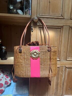 Lisi Lerch Bosom Buddy Poppy Woven Bag
